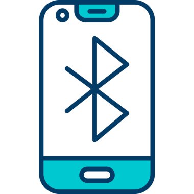 Cep telefonu. Web simgesi basit illüstrasyon