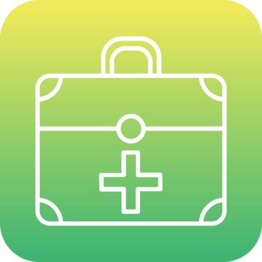 Moda biçimi izole edilmiş arkaplanda ilk yardım kipi simgesi