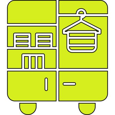 Alışveriş. Web simgesi vektör illüstrasyonu