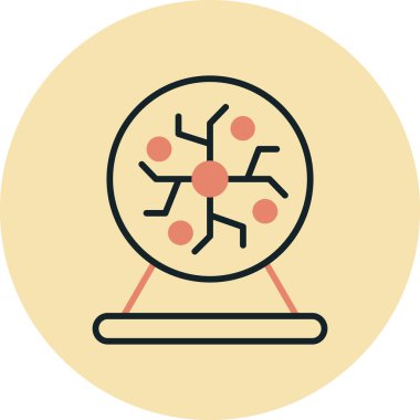 Molekül. Web simgesi basit illüstrasyon