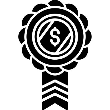 Para para simgesi ana hatları biçiminde