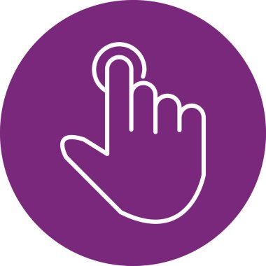 el simgesi vektör illüstrasyonu