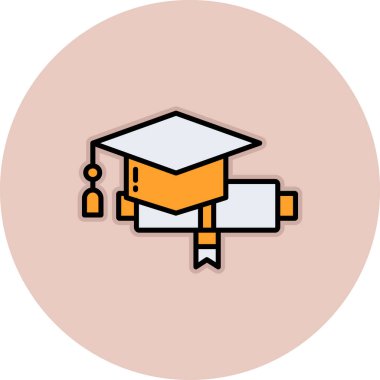 eğitim vektörü simgesi modern basit illüstrasyon