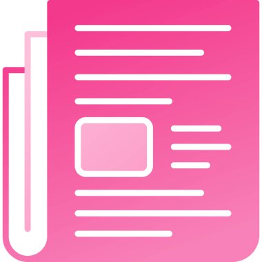 belge simgesi vektör illüstrasyonu