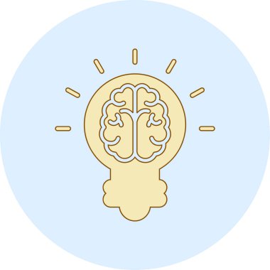 Ampul Simgesi, Vektör illüstrasyonu