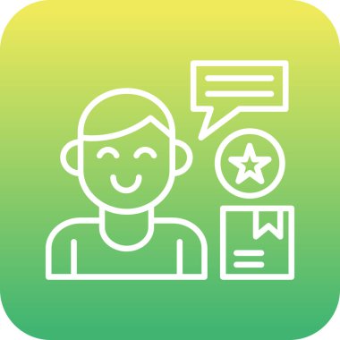 Modern simgenin vektör illüstrasyonu