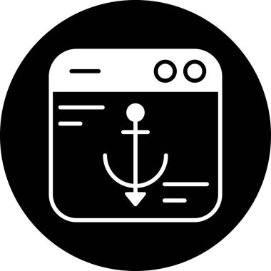 Seo simgesinin vektör illüstrasyonu