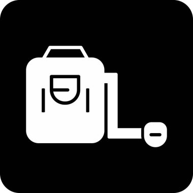 torba simgesi, vektör illüstrasyonu