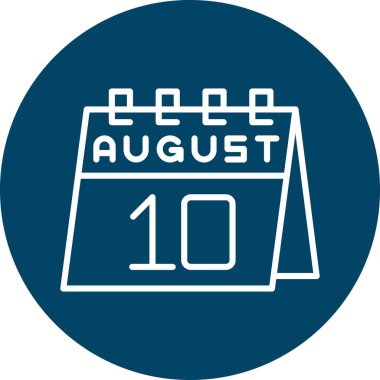 Bir günlük takvimde 10 Ağustos tarihi