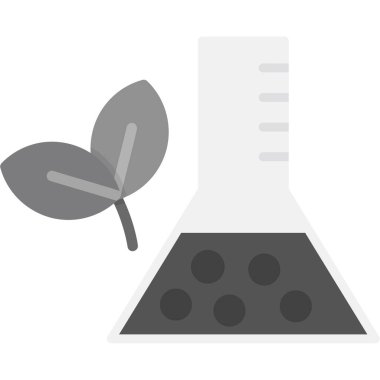 Bitki simgesinin vektör illüstrasyonu