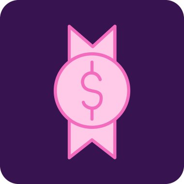 Dolar simgesi vektör illüstrasyonu