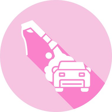 Araba servisi. vektör illüstrasyonu