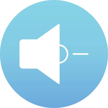 hoparlör simgesi, vektör illüstrasyonu basit tasarım