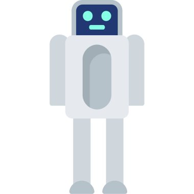 Robot simgesi, karikatür tarzı