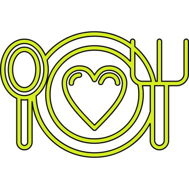 Aşk kalp vektör çizim