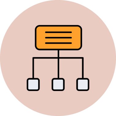 ağ paylaşım simgesi çizimi