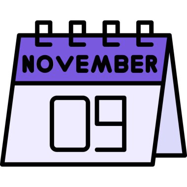 Kasım 19 tarihli takvim.