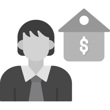 bank düz vektör simgesi