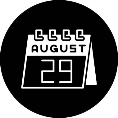 Takvim simgesi tasarımı, vektör illüstrasyonu