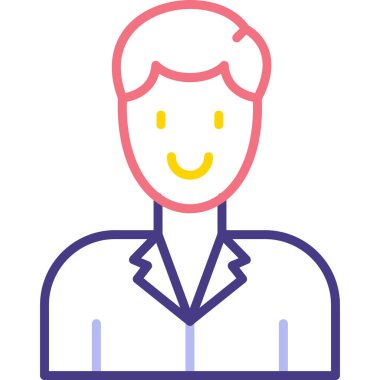 İş. Web simgesi basit illüstrasyon