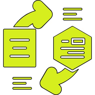 Dosya. Web simgesi basit tasarım