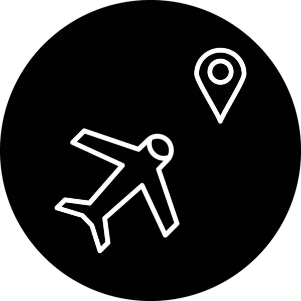 uçak web simgesi, vektör illüstrasyonu