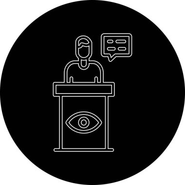 Bir insan gözünün vektör çizimi