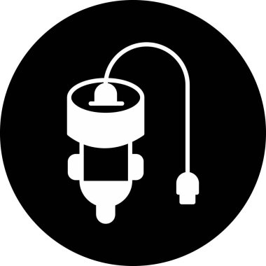 Modern b 'nin vektör çizimi ışık simgesinden yoksun