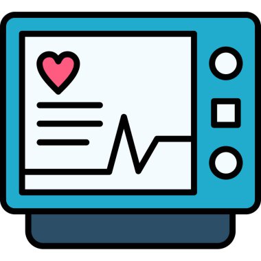 kalp sağlığı sağlık ikonu - ana hatlarıyla