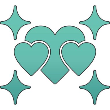 Sevgililer günü için ayarla vektör.