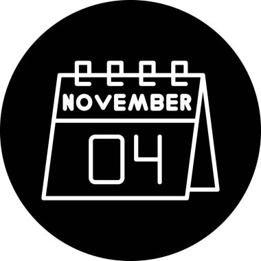 Kasım 'ın 4' ü bir günlük takvimde