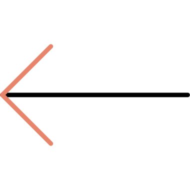 ok simgesi, vektör illüstrasyonu