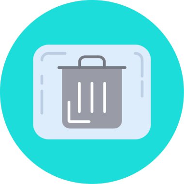 Sırt çantası simgesinin vektör çizimi