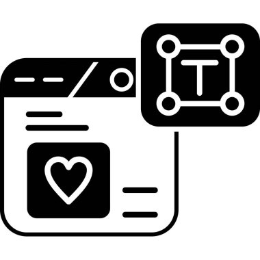 Modern basit sevgi eksikliğinin vektör çizimi