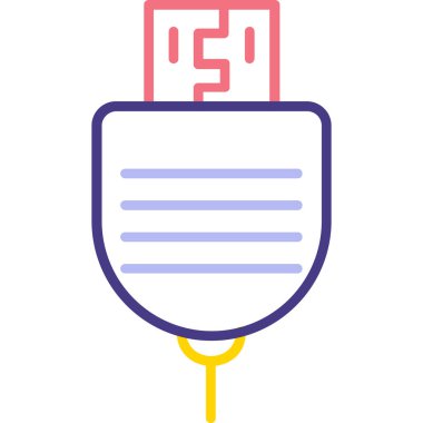 kan bağışı vektör simgesi modern illüstrasyon tasarımı çizimi