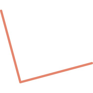 ok grafik çizelgesi simgesi ana hat biçiminde