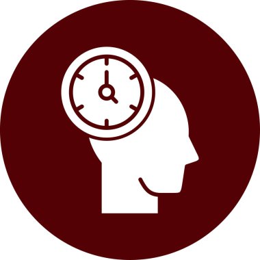 Zaman yönetimi simgesi vektör illüstrasyonu