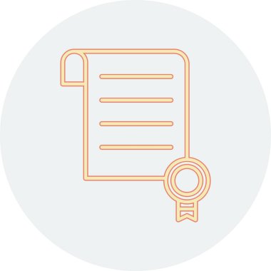 Büyütme cam simgesi vektör tasarımlı belge