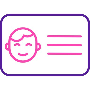 Bir kadın simgesinin vektör illüstrasyonu