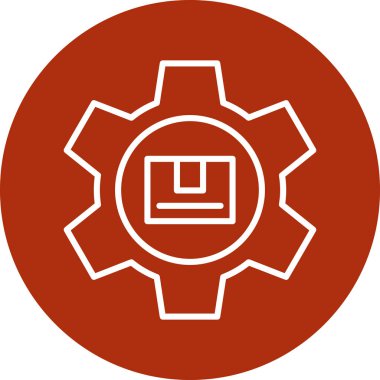 Modern oto tamir simgesinin vektör illüstrasyonu