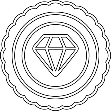 Elmas simgesi, özet biçimi