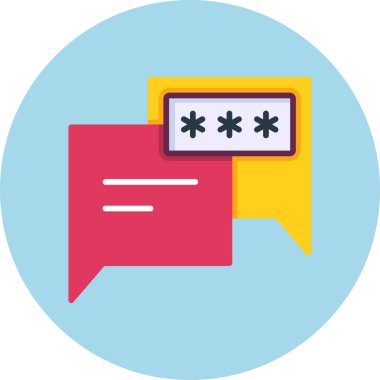 parola simgesi, vektör çizimi