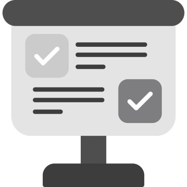 tahta denetim simgesi düz biçimli