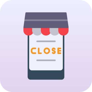 Alışveriş. Web simgesi vektör illüstrasyonu