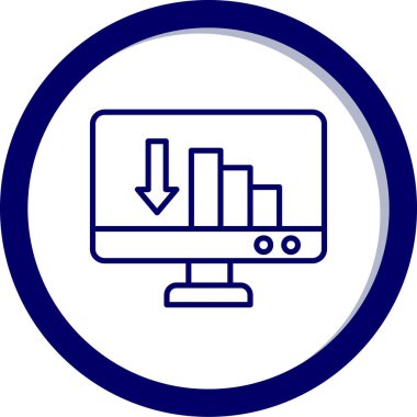 İş simgesinin vektör illüstrasyonu