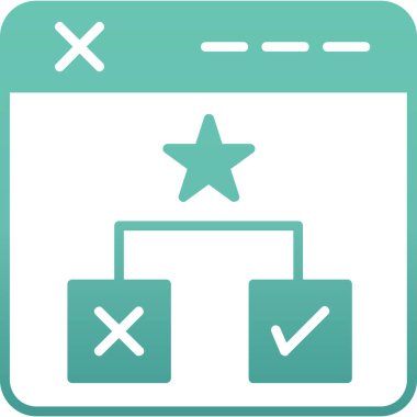 Web simgesi, seo işaretinin vektör illüstrasyonu