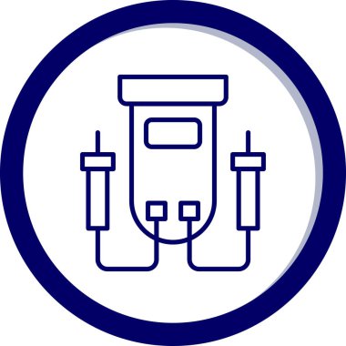 Otomatik servis simgesinden yoksun modern otomotiv illüstrasyonu