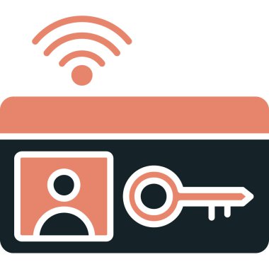 Internet güvenlik simgesi, vektör çizim