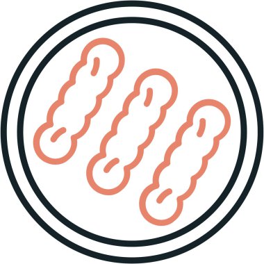 Gıda simgesinin vektör illüstrasyonu