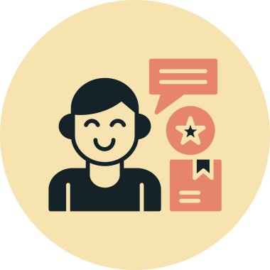 vektör çizim tasarım adam simgesinin